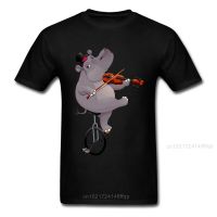Funny T Shirt Hippo On An Unicycle Tshirt 2018 Newest Mens T-Shirt O Neck Short Sleeve Tops &amp; Tees Summer 【Size S-4XL-5XL-6XL】