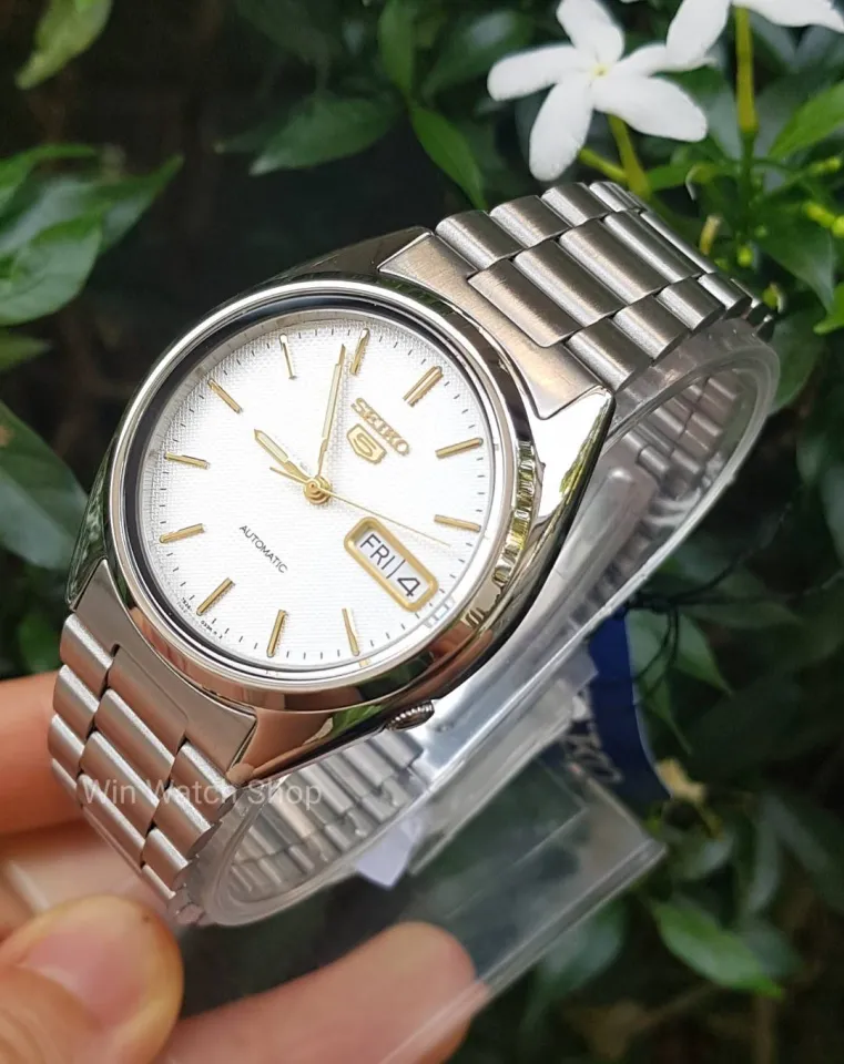 นาฬิกา Seiko 5 Automatic รุ่น SNXG47K นาฬิกาผู้ชายสายแสตนเลส