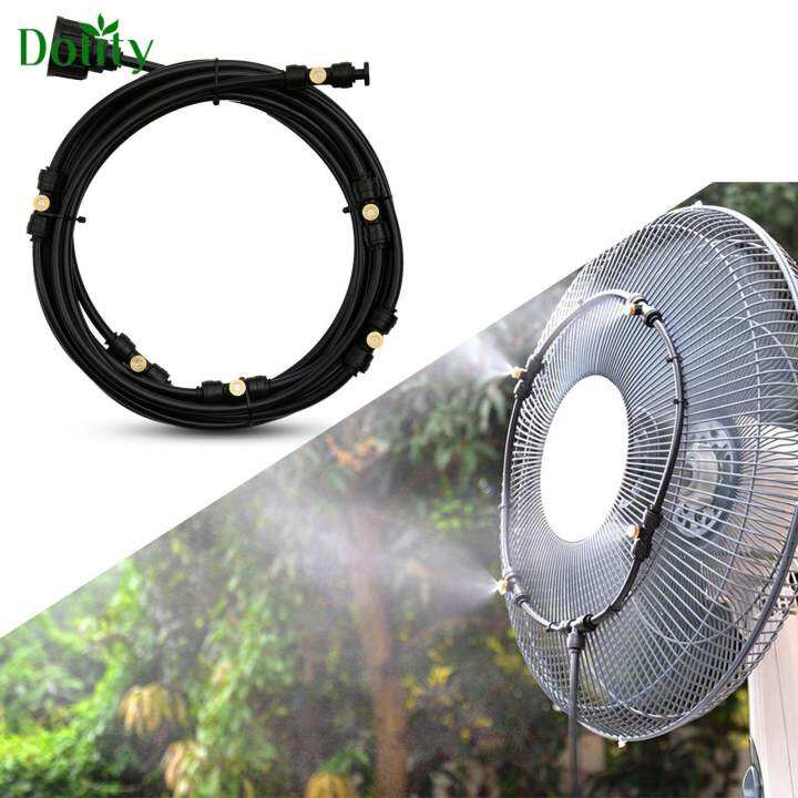 Dolity Misting Cooling System Water Mist Hose DIY Kit for Greenhouse