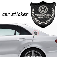 Car Rear Emblem Sticker For Volkswagen Passat Golf Bora Jetta CC Beetle Scirocco Window Carbon Fiber Accessories