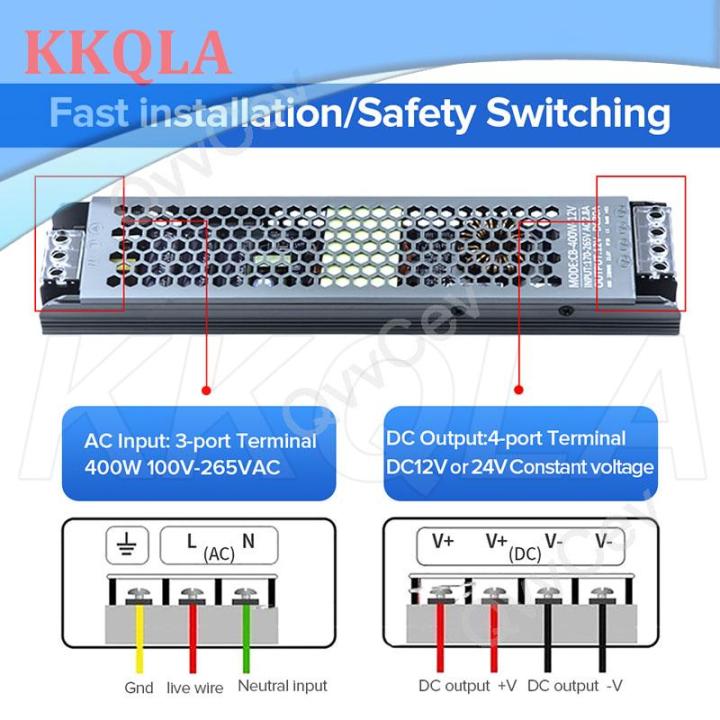 qkkqla-400w-dc12v-30a-dc24v-15a-ultra-thin-led-power-supply-lighting-transformers-adapter-switch-400w-ac170-265v-for-led-strips