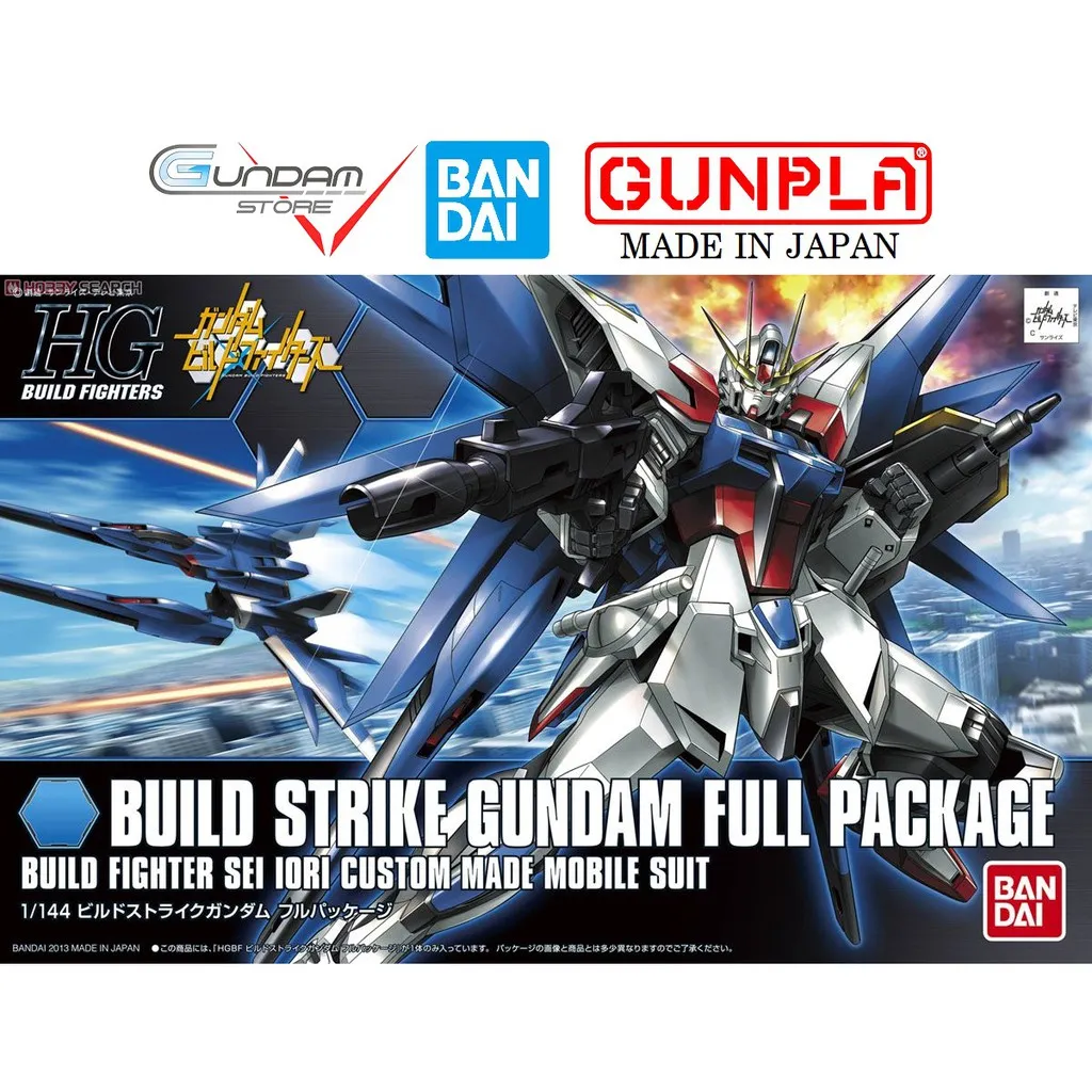 ẢNH-VIDEO THẬT] Gundam Bandai HG Build Strike Full Package 1/144 HGBF Build  Fighters Mô Hình Đồ Chơi Lắp Ráp Anime Nhật 