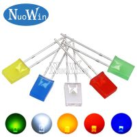 100PCS 2X5X7 Square LED 257 Red Light-emitting diode White Yellow Red Green Blue 2*5*7 Electronic DIY Kit