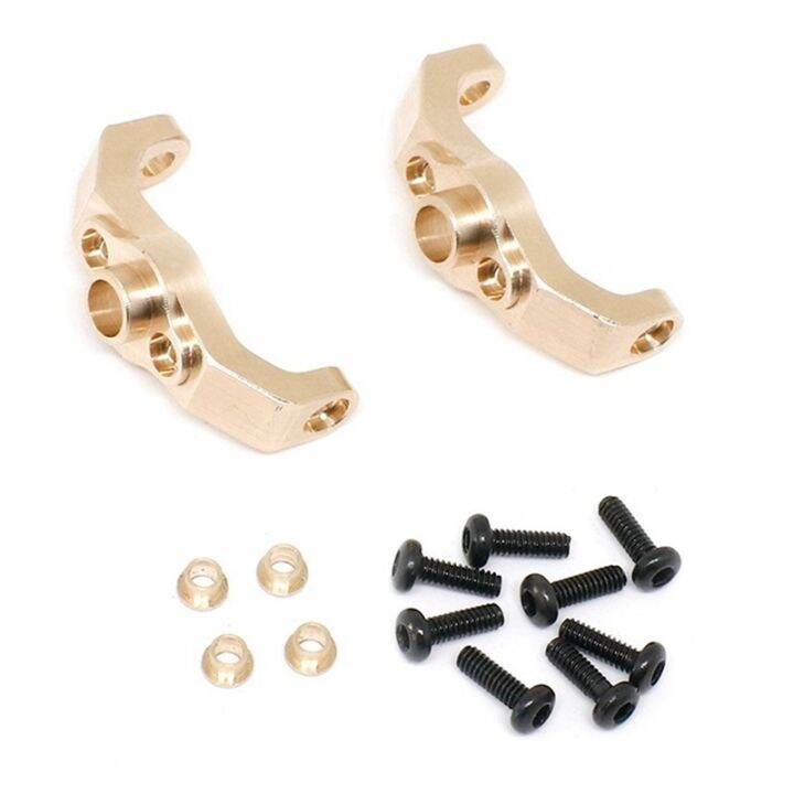 2pcs-rc-car-brass-caster-blocks-brass-caster-blocks-9733-for-traxxas-trx4m-trx-4m-1-18-rc-crawler-car-upgrades-parts-accessories