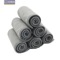 Elinfant 10pcs Quality Baby Nappies Bamboo Charcoal Liner nappy diaper Insert 2+2layers bamboo charcoal For Baby Cloth Diaper Cloth Diapers