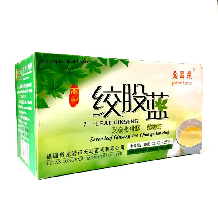 7-Leaf Ginseng Tea for Immunity, Blood, Sleep, and Anti-aging (Mandarin ...