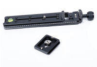 อลูมิเนียม CNC 200Mm Nodal Slide Rail Quick Release Plate Clamp Adapter สำหรับกล้องมาโคร Photo ephoto เลนส์ Arca Swiss ขาตั้งกล้อง