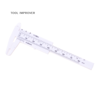 TOOL IMPROVER 80mm MINI นักเรียนพลาสติกเลื่อน vernier caliper Gauge TOOL