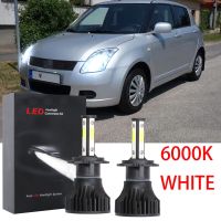 ชุดหลอดไฟหน้าฮาโลเจน LED 6000K 2005 6004-2009 แบบเปลี่ยน สําหรับ Suzuki Swift 1st Gen 2004 รับประกัน 10 เดือน