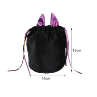 Storage Bag Gift Bags Packing Bags Candy Bags Black Bat Ears Candy Bag Red Candy Bag Velvet Candy Bag