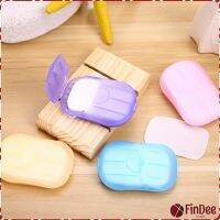 FinDee สบู่เเผ่น แบบพกพา หอมกลิ่นกุหลาบ Paper soap