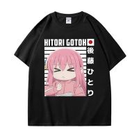 Japanese Anime Hitori Gotou Bocchi The Rock T-shirt for Men Women Fashion Oversized Short Sleeves Tee Shirt Streetwear T Shirt