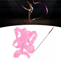 4m/13.12ft Dance Ribbons ยิมนาสติก Ribbon Streamers Dancing Streamers ไม้กายสิทธิ์สำหรับเด็ก