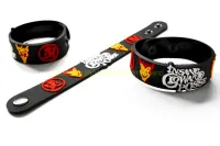 INSANE CLOWN POSSE wristband ริสแบนด์ งานแกะขึ้นโมล ปั้มนูน สองชั้น สวยงาม คุณภาพสุดๆ สินค้าส่งต่างประเทศ ปรับขนาดข้อมือได้สองขนาด รับประกันความพอใจ IPE369NNN