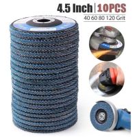 ♟❃❣ 5PCS Quality Flap Discs 115mm 4.5 Sanding Discs 40/60/80/120 Grit Grinding Wheels For Angle Grinder Metal Polishing