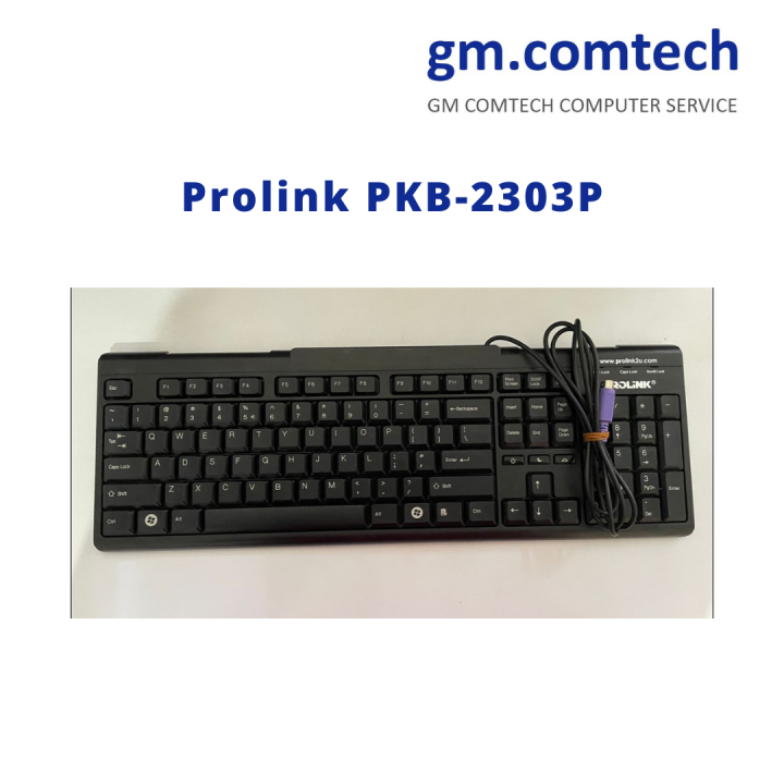 Refurbished PS/2 Keyboard Mix Brand Wired (Prolink / Lenovo / IBM) Lazada