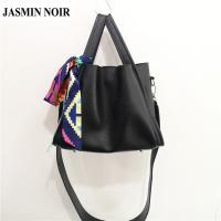 Jasmin Noir กระเป๋าถือกระเป๋าสะพายไหล่แฟชั่นสําหรับสตรีหนัง Pu ขนาดเล็ก Tote