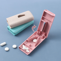 1pc Mini Useful Portable Medicine Pill Holder Tablet Cutter Splitter Pill Case Storage Box Pill Tablet Pill Cutter Divider