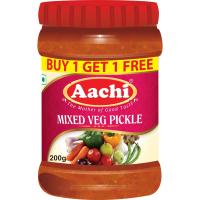 สินค้ามาใหม่ค่ะ?Aachi Mixed Vegetables Pickle 200g (Buy 1 Get 1 Free) ผักนานาชนิดดอง (ซื้อ 1 แถม 1)?