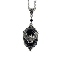 【cw】 Goth Bat Pendant Necklace Best New Fashion Jewelry