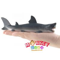 Monkey Toys - โมเดลสัตว์ White Shark ปลาฉลาม ขาว ขนาด 17.00 CM (จากหาดใหญ่)