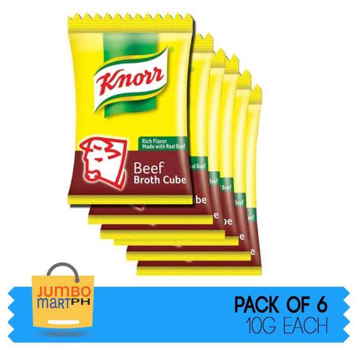 KNORR BEEF BROTH CUBES 10G / 6 PACKETS Lazada PH