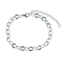 [COD] Ins surface titanium steel 0 word chain bracelet European and personality simple wholesale