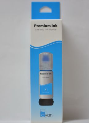 หมึกพรีเมี่ยม(Premium ink) เติม Epson Printer for L1110/L3100/L3110/L3150/L4150/L5190 (Premium ink) สีฟ้า (Cayan) ใช้ทดแทนหมึกแท้ได้ 100%