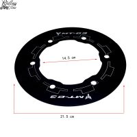 For Yamaha MT03 5YK 2006-2012 Motorcycle Transmission Belt Pulley Adornment Cover Guard Rear Chain Teeth Sprocket Cover Frame