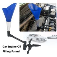 Fast Oil Filling Funnel Adjustable Universal Gasoline Funnel Filling Equipment Kit Oil Funnel Car Engine Oil Funnel