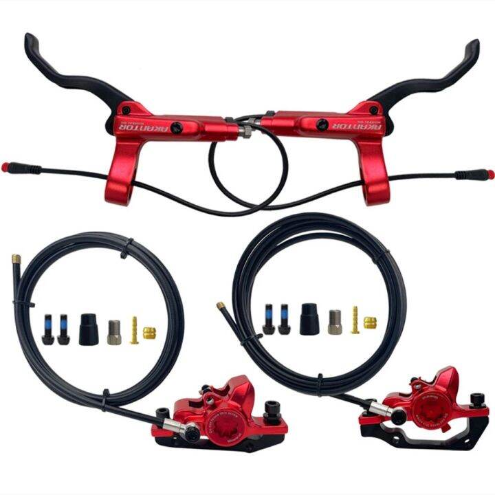 AKANTOR Electric Scooter Brake Calipers Handle Lever PowerOff Line Wire EScooter Hydraulic