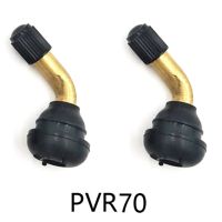 ：“{—— 2Pcs Tire Valve Stem Bent 90 Degree Angled Snap-In Ruer Base Brass Stem For Tubeless Tires Nipple Motorcycle Scooter ATV