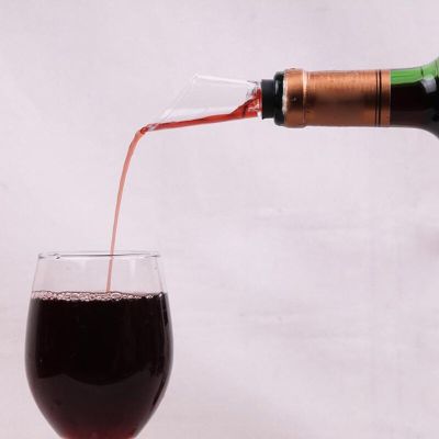 【✔In stock】 liuaihong ขวดเหล้ารางเทอะคริลิคทำจากซิลิโคนแบบเครื่องไล่ฟองอากาศในไวน์ Mdj998