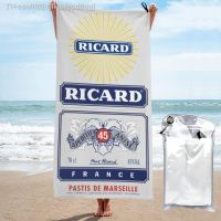 Ricard Towel for Beach 2023 Summer Microfiber Bath Towel Sand Free Quick Dry Surf Towels