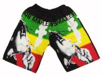 JAMAICA RASTA REGGAE BOB MARLEY SHORTS GANJA HIPPIE PANTS#JS06 กางเกงขาสั้น กางเกงลำลอง