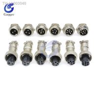 ☞﹊✽ 1set GX12 2/3/4/5/6/7 Pin Male amp; Female 12mm L88-93 Wire Circular Panel Connector Aviation Socket Plug with Plastic Cap Lid