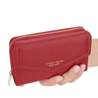 Medium Wallets for Women Envelope Design Clutch Woman Zipper Coin Purse Tri fold Card Holder Wallet Women 39;s Leather Wallet 2023