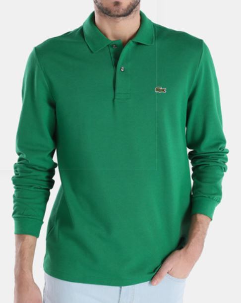 PLUS SIZE MEN Lacoste Long Sleeves Shirt GREEN BRANDED ORIGINAL AUTHENTIC BIG | Lazada PH