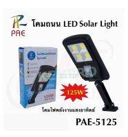 PAE โคมไฟถนนพร้อมแผงโซล่าเซลล์ 125W