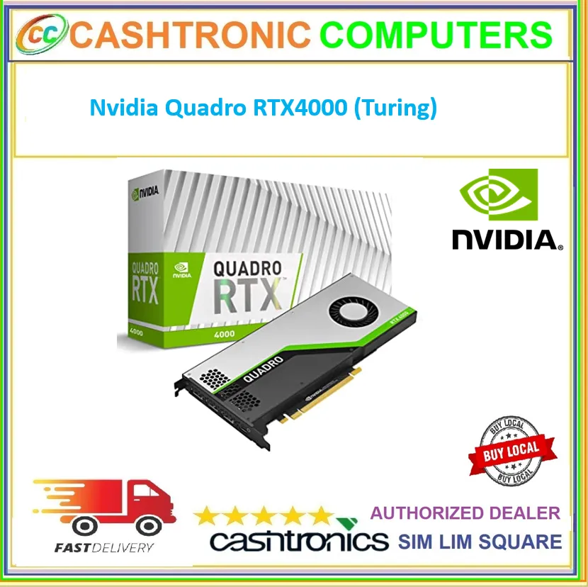 LEADTEK Nvidia Quadro RTX4000 (Turing) 8GB GDDR6 256-bit Graphic