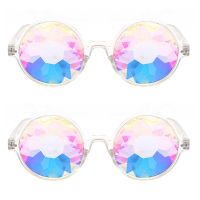 Kaleidoscope Glasses Rave Festival Party Sunglasses Diffracted Lens