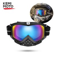 KEMIMOTO Motocross Glasses Off Road Dirt Bike Helmets Goggles Ski Sport ATV Eyewear Motocross DH MTB Glasses Single Lens Clears