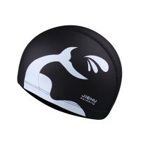 【CW】 Size Caps Men Elastic Ear Protection Hair Pool Hat Ultrathin Bathing