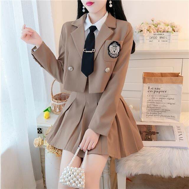 Bộ vest dạ nữ CÚC FASHION gồm chân váy chữ A và áo thời trang công sở set bộ  2 lớp SD01  Tìm Voucher