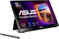 ASUS ZenScreen Ink 14” 1080P Portable Touchscreen Monitor (MB14AHD) - Full HD, IPS, 10-point touch, Stylus Pen (MPP 2.0), Eye Care, USB Type-C, Micro HDMI, Kickstand, Tripod Mountable, 3-Year Warranty 14" IPS USB-C Stylus Pen MPP 2.0 Touch Screen