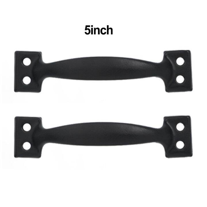 Black Vintage Drawer Knobs Antique Handles for Chests Set of 2