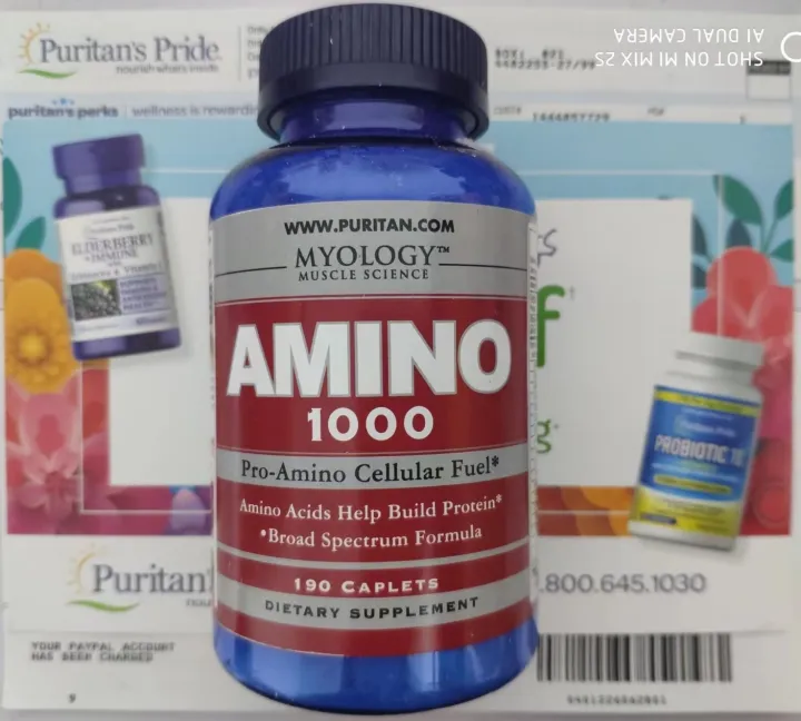 A Variety Of Amino Acid Tablets 1000Mg190 Capsules Puritan's Pride18