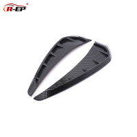 R-EP Fender Vent Air Wing Cover Trim For Honda Civic 2016-2018 3D A Pair Rubber Carbon Fibre Black Color Side Exterior Sticker