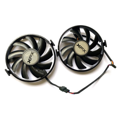 2PCS FDC10U12S9-C Cooler Fan Replace RX460 For XFX Radeon R9 380 380X R9 370 370X RX460 560 R7 350 360 370 Graphics Card Fans
