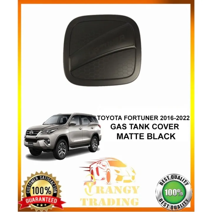 quality Toyota Fortuner 2016 to 2023 Gas Tank cover matte black 2017